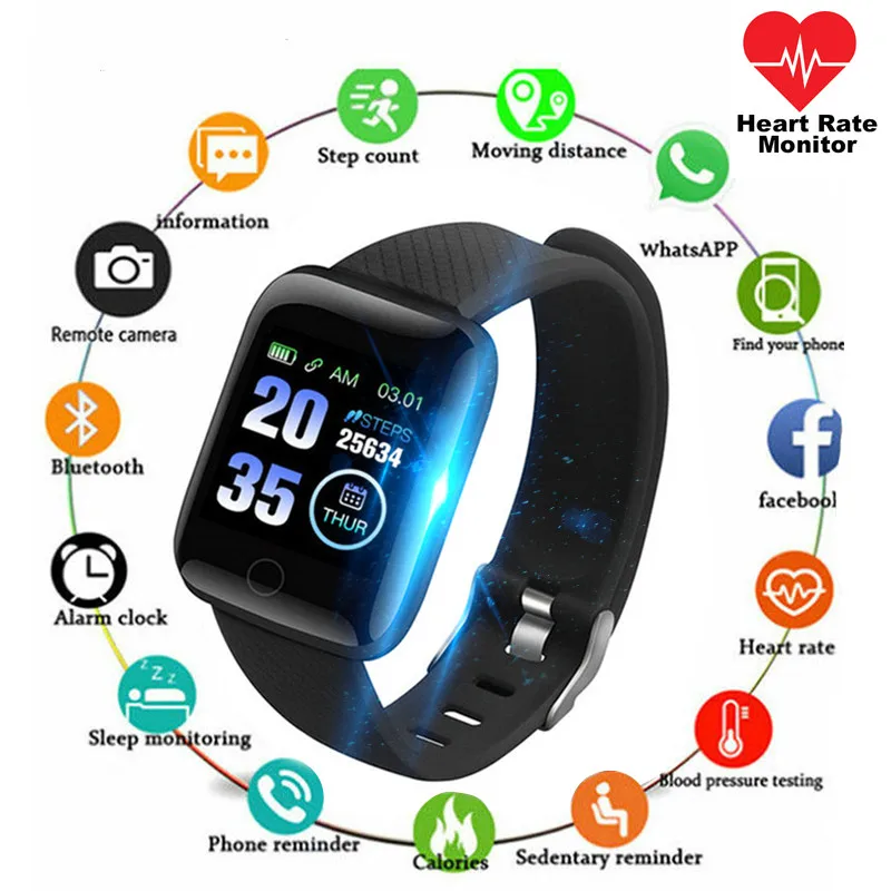 

Health Bracelet 5 in 1 Fitness Tracker Activity Smart Band Pedometer Sports Health Wristband Cardio Tonometer Blood Pressure