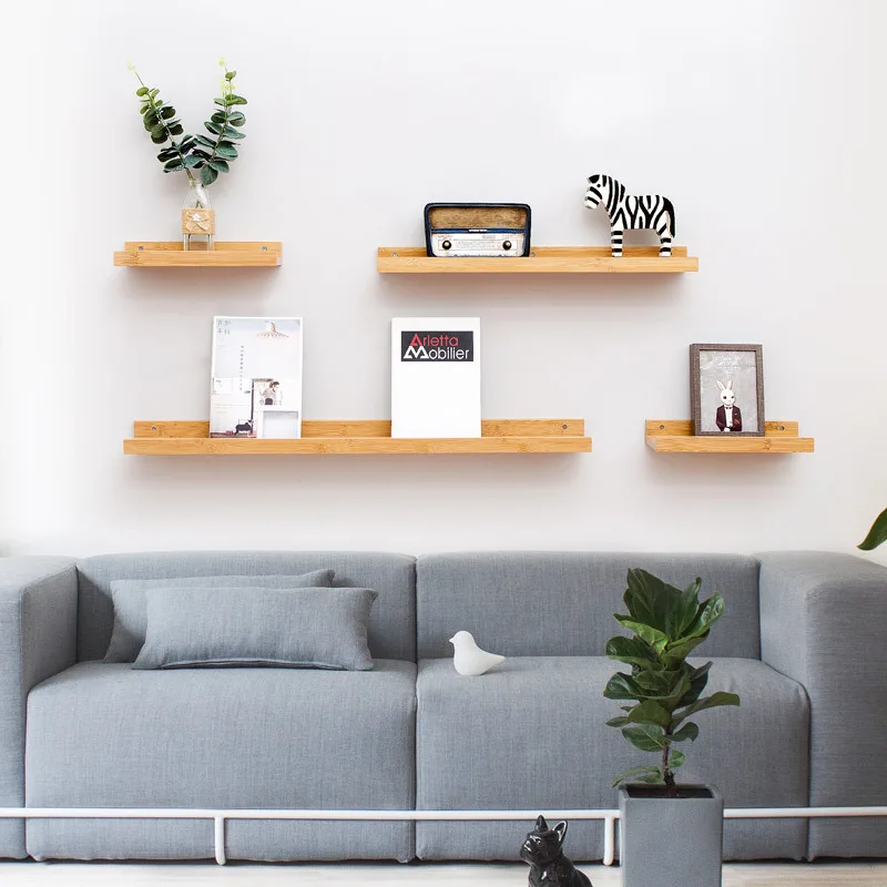 New Wooden Storage Racks Hanging Decor Box Flower Pot House Rack Wall Toys Book Figurines Display Crafts Shelves | Дом и сад