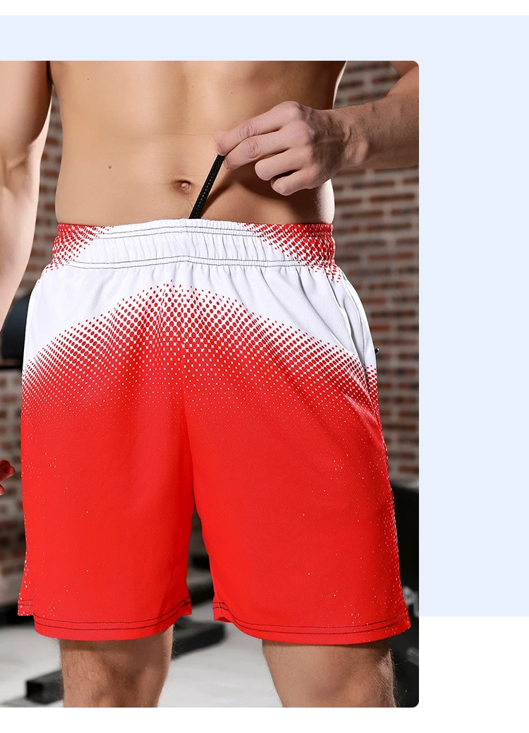 smart casual shorts mens Summer Men's 3D Printed Running Shorts Men Sports Jogging Workout Fitness Training Basketball GYM Short Pants With Zipper Pocket best men's casual shorts