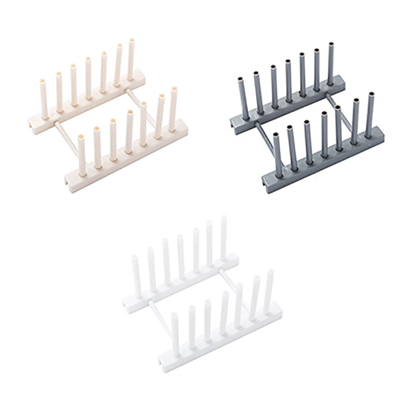 Kitchen Racks Plastic Dish Holder Storage Rack Drain Holder Storage Organizers Dish Rack Plates Holder