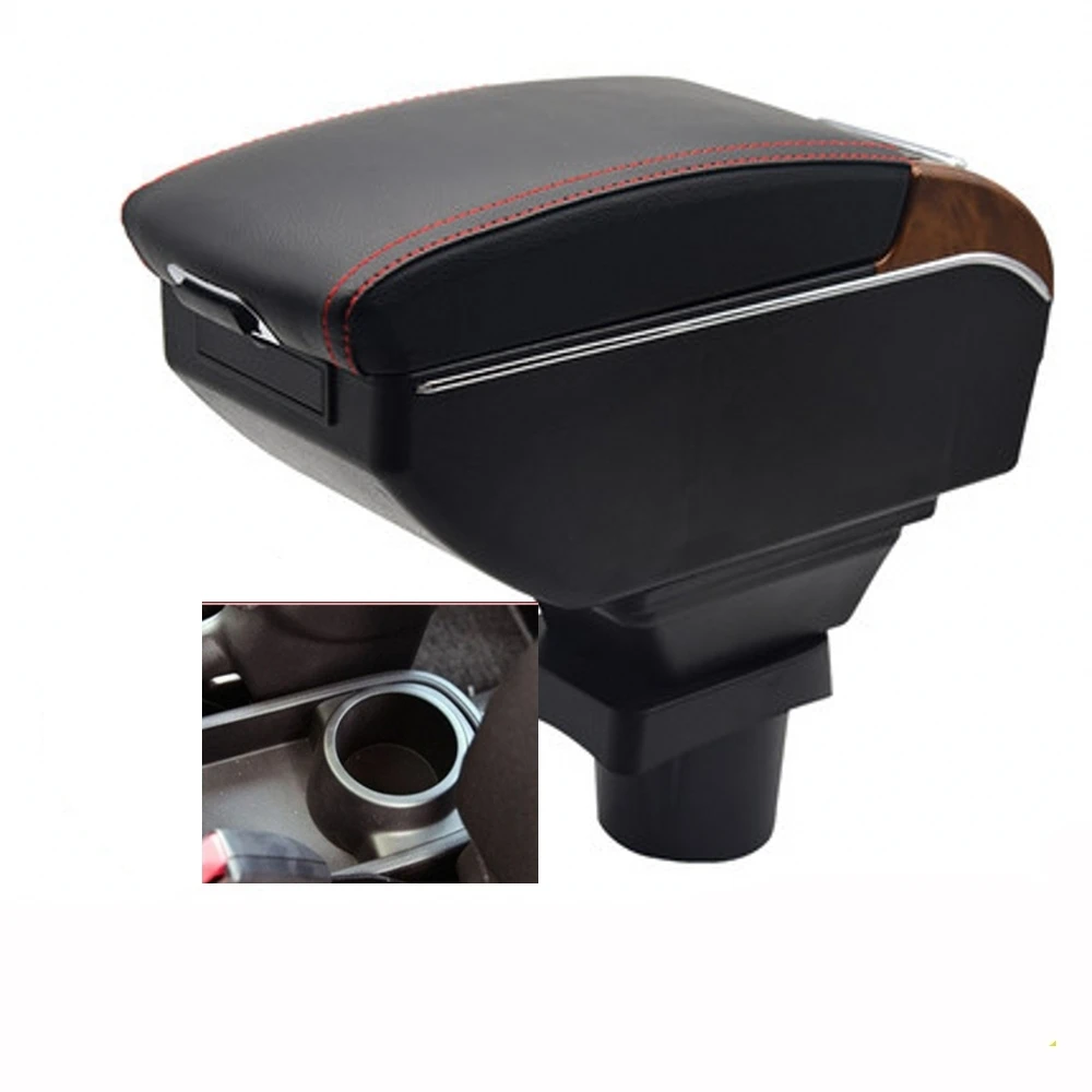 

For Mazda Cupid Armrest box Retrofit parts Car special Armrest Center Storage box car accessories Interior special with USB