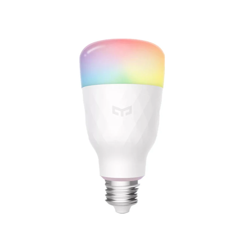 Colorful Blub Английская версия для спортивной камеры Xiao mi Yeelight Смарт светодиодный лампы 1S Красочные 800 люмен 8,5 W E27 mi смарт-лампы работать с mi Home приложение Apple Homekit - Цвет: Colorful Blub