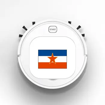 

Robot Vacuum Cleaner Intelligent Automatic Mopping Clean Robot for Hard Floor Carpet Creative International YUGOSLAVIA Flag