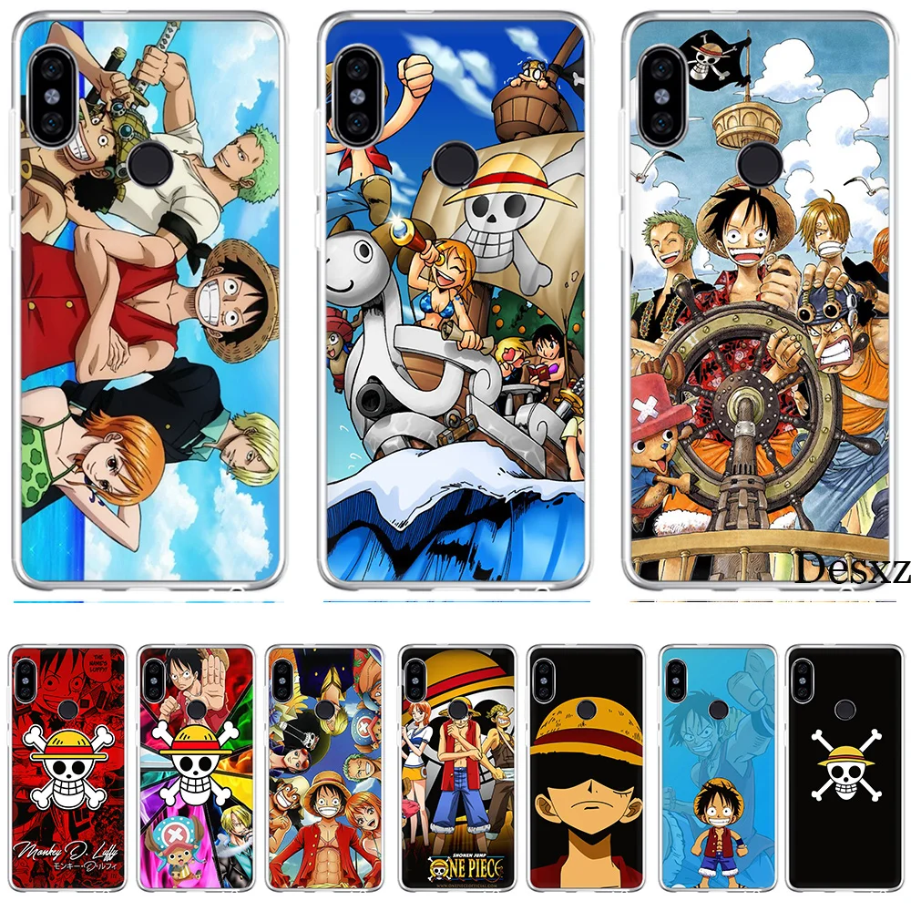 One Piece Luffy Monkey Coque for Xiaomi Redmi Mi 8 SE Note 5 5A 6 6X Pro MIX 2S A2 Lite Plus 4X 4A S2 F1 7 GO |