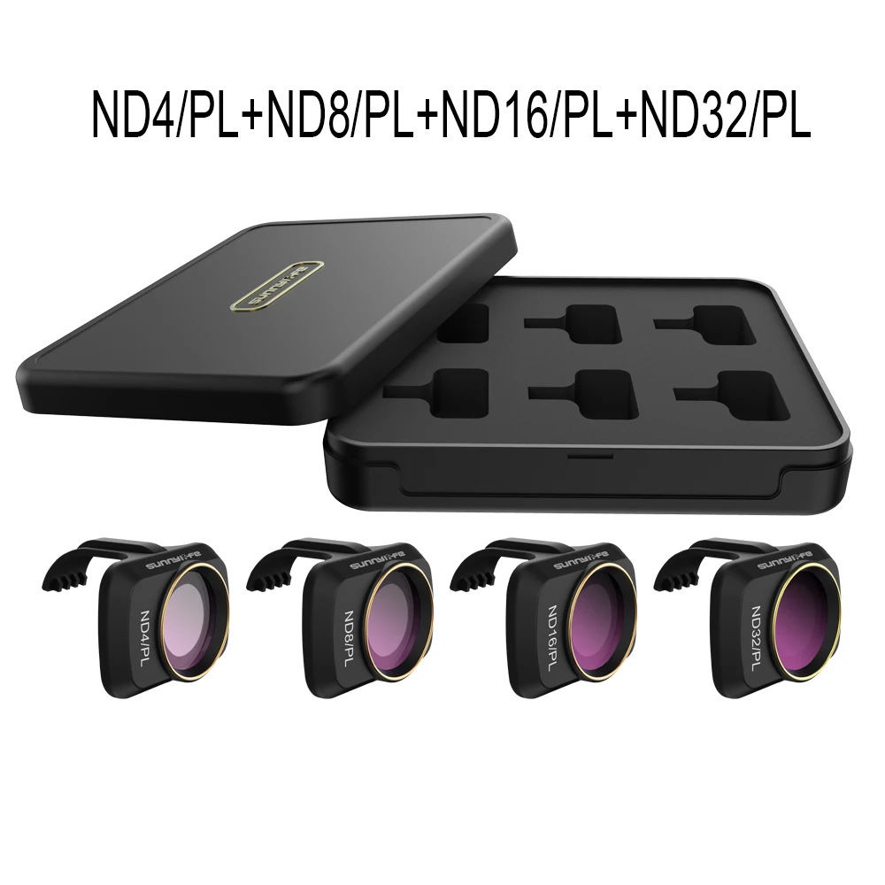 Фильтры для объективов для DJI Mavic Mini Drone Gimbal camera CPL UV ND4 ND8 ND16 ND32 Многослойные Фильтры комплект аксессуаров - Цвет: ND4 ND8 ND16 ND32 PL