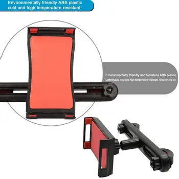 

Balight 360 Degree Rotating Car Seat Bracket Car Rear Pillow Flat Bracket Car Rear Seat Lazy Bracket 4-12 Inch Phone Holder