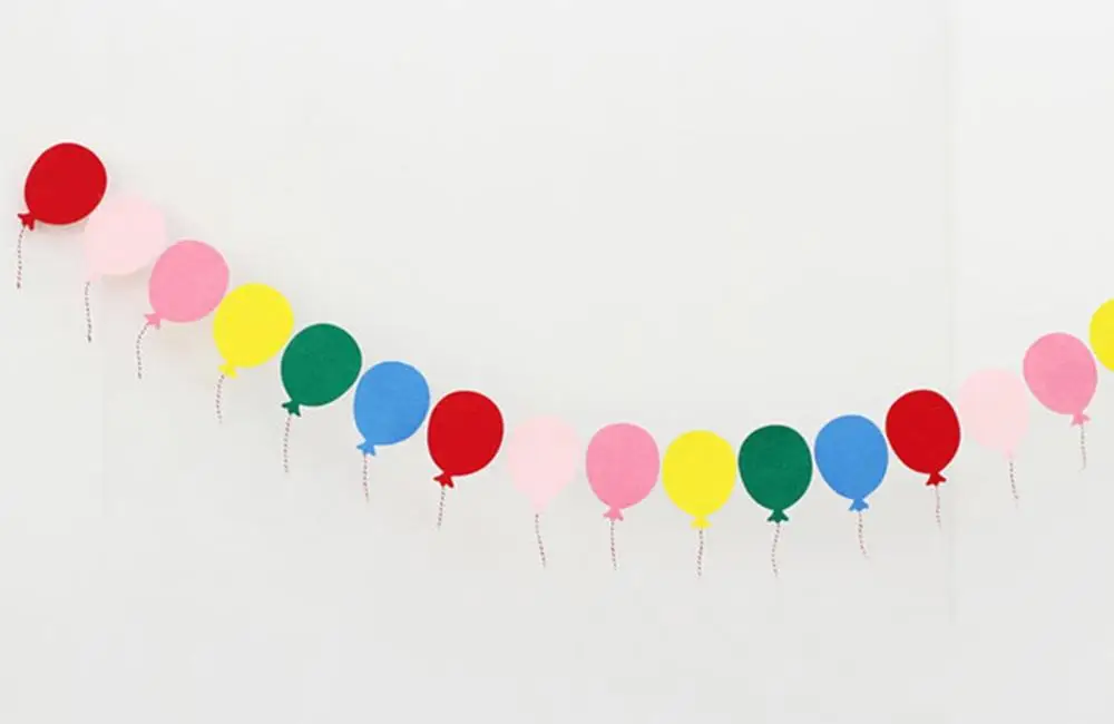 Balloon-2 1 Набор рождественских баннеров для вечеринки в честь Дня Рождения для малышей, сувениры для детей, гирлянда с лесными животными - Цвет: Balloon-2