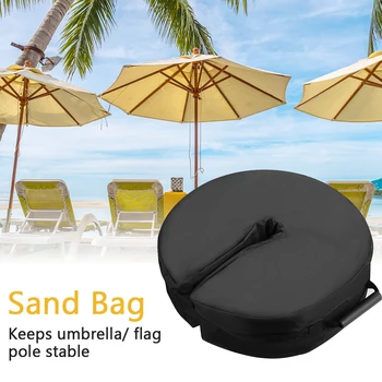 

Detachable Outdoor Patio Weather Resistant Beach Weight Bag Camping Tent Fixing Offset Large Opening Oxford Cloth Umbrella Base