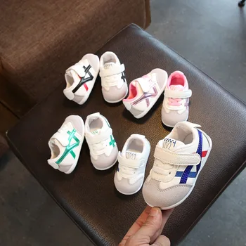 0 à 18 mois bébé garçons et filles chaussures enfant en bas âge chaussures de sport nouveau-né fond souple première marche chaussures de mode antidérapantes