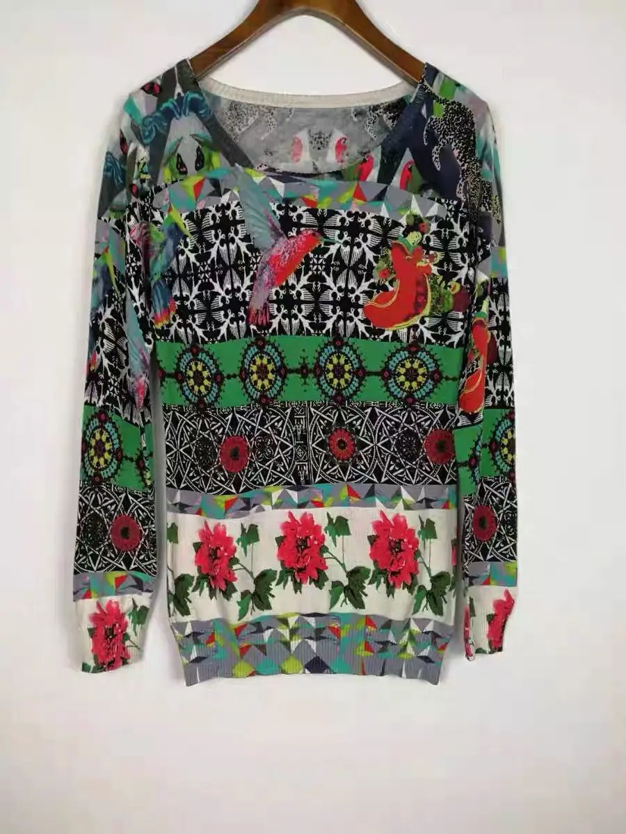 Испанский Модный высококачественный свитер для женщин DESIGUAL(2