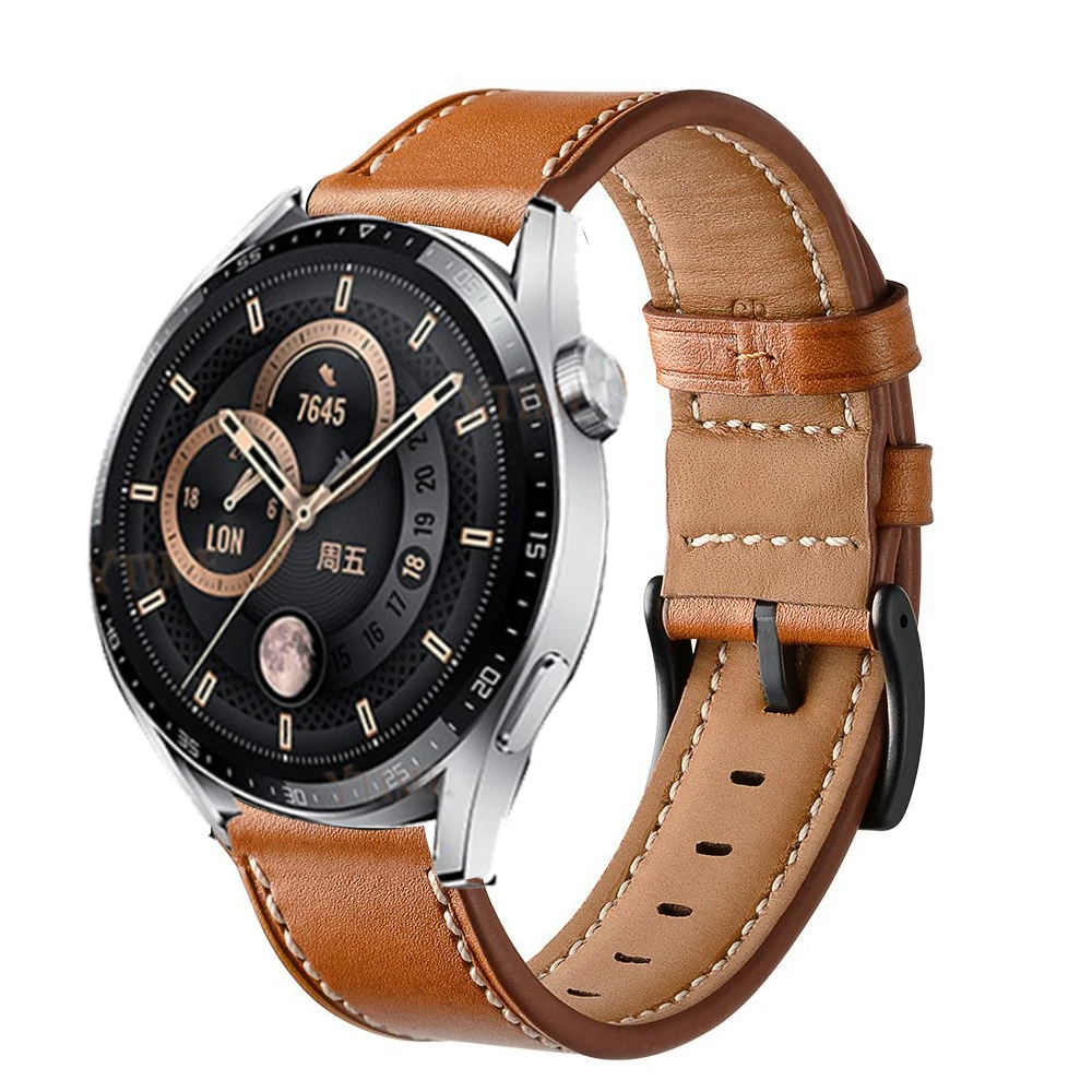 Huawei Watch Gt 3 46mm Leather Strap Huawei Watch Gt 3 Pro Leather