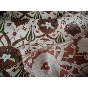

Turkish Anatolian FLORAL CLASSIC Design Chenille fabric