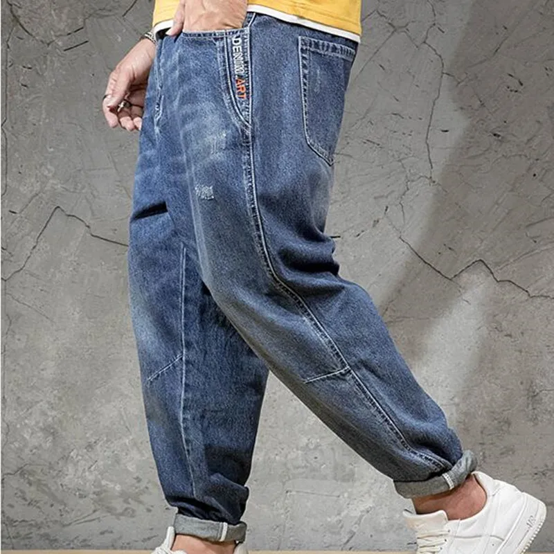 Men Baggy Jeans harem pants Mens 