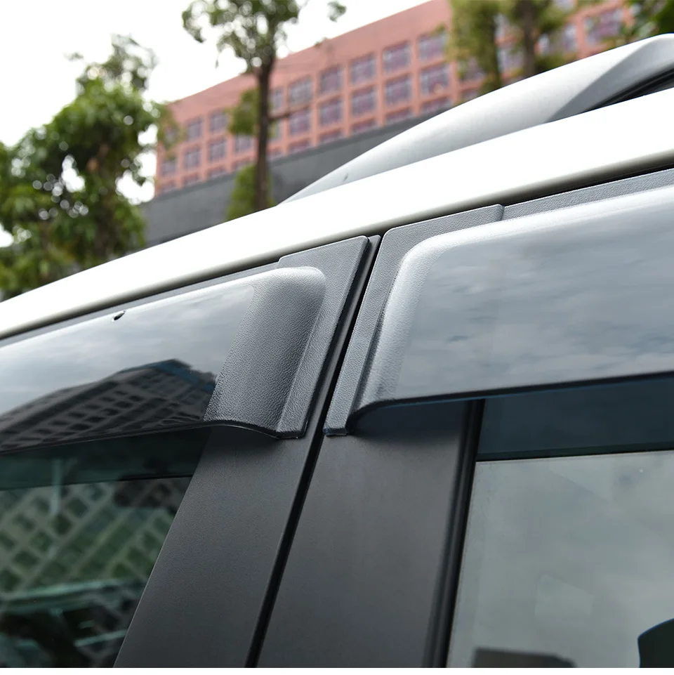 Подходит для 10- Toyota Land Cruiser Prado LC150 4 шт. хромированный солнцезащитный козырек
