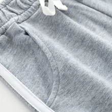 Летняя одежда для маленьких детей летние спортивные штаны для мальчиков детские брюки г. Мужские хлопковые шорты с поясом для волос