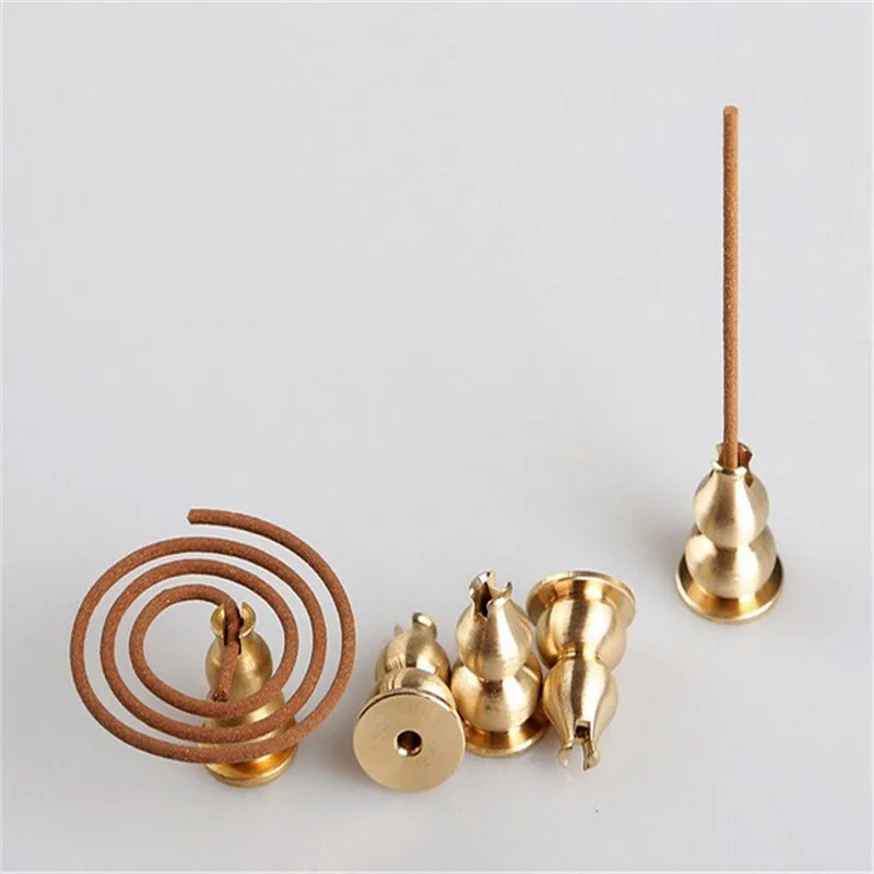 

1Pcs Portable Incense Burner Censer High Incense Plug Alloy Copper Incense Holder Can Be Fixed Incense Sticks Coil