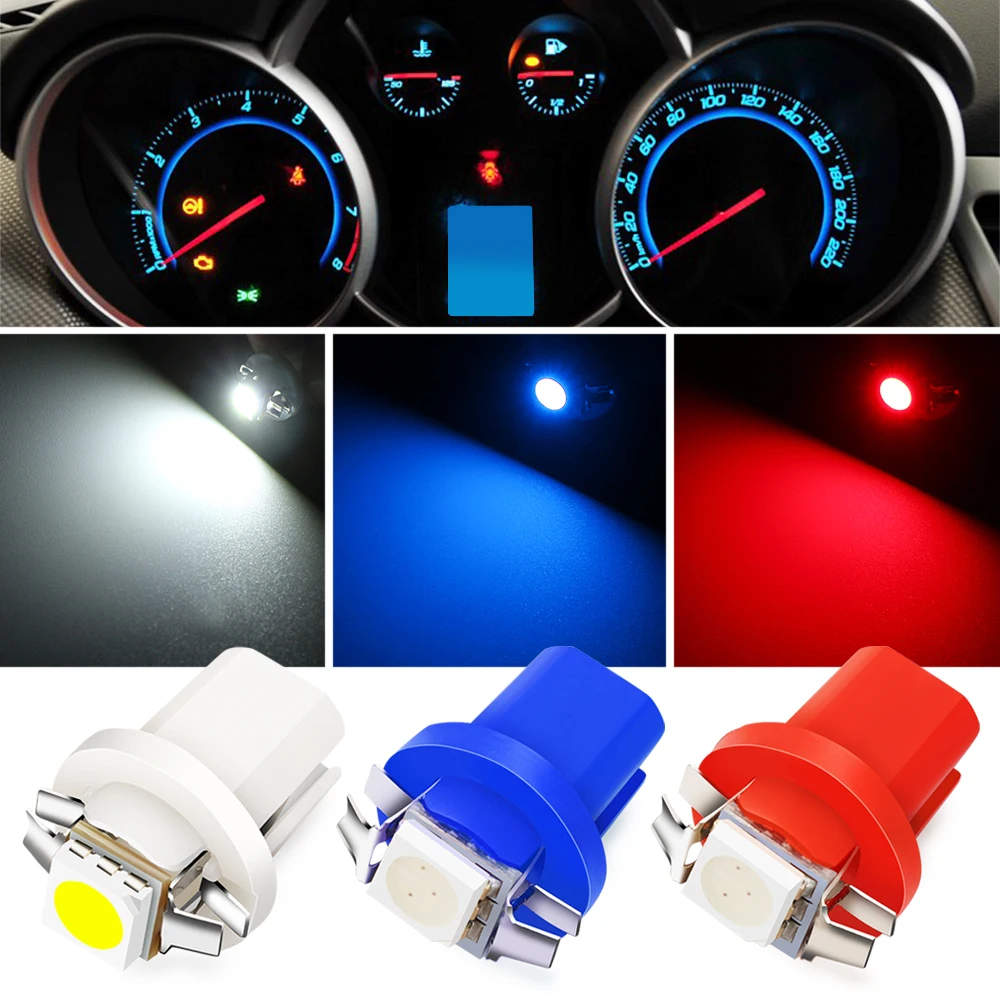 10 шт. T5 B8.5D 509T B8.5 Smd светодиодный автомобиль инструмент светильник лампы для Kia Carens