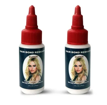 

Professional 1OZ 30ml 2Bottles Hair Bonding Glue or Hair Bond Remover for Hair Weft Weaving Hair Extensions Liquid Adhesive