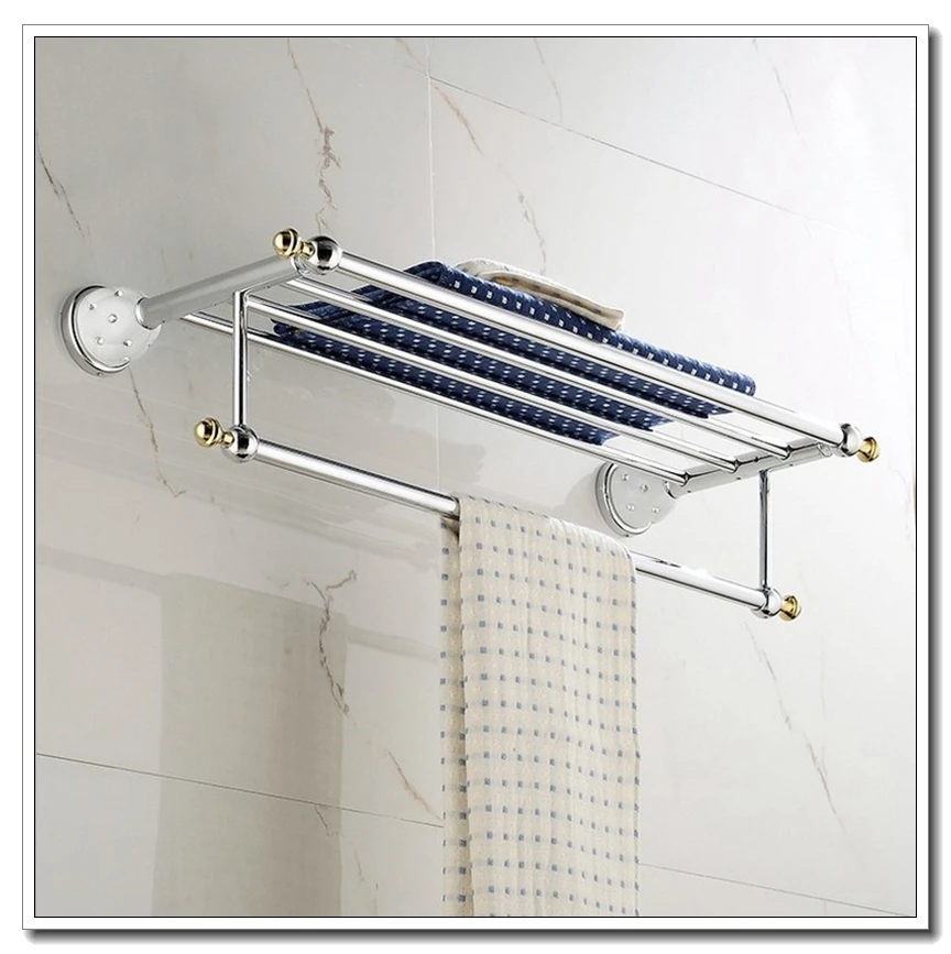 Vidric Wall Mounted Bathroom Accessories Set Towel Shelf Towel Holder Toilet Paper Holder Soap Holder Soap Dispenser EKY5100