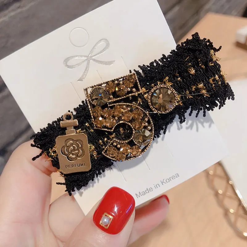 Ручной работы челка клип Женская повязка на голову бокал для шампанского