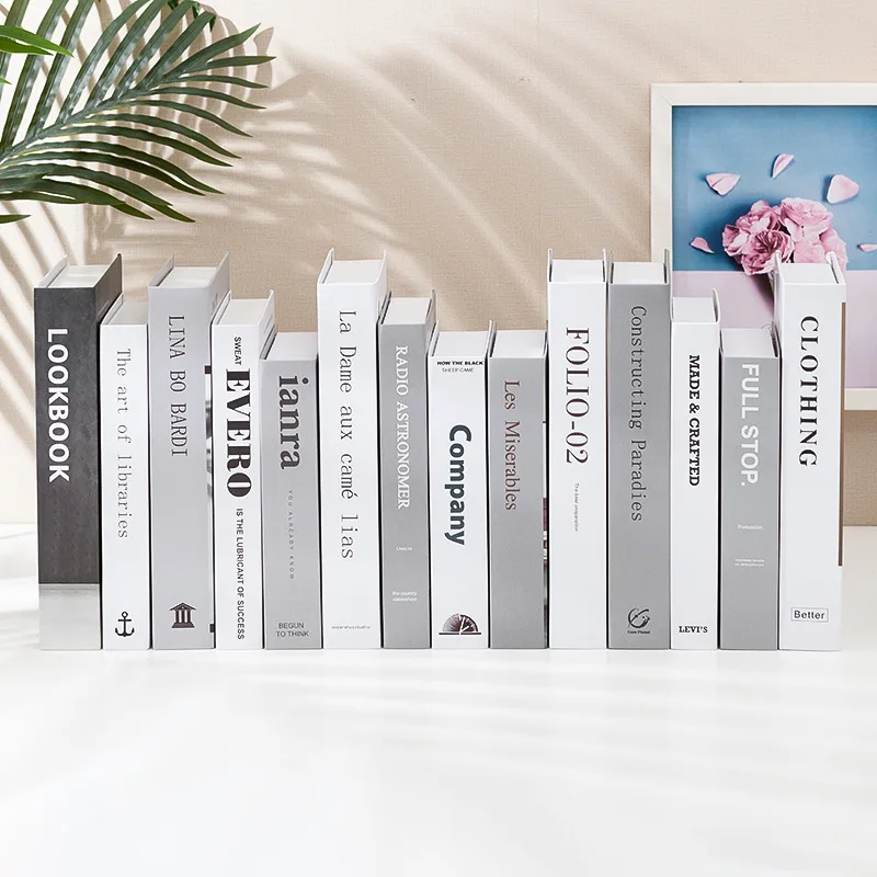 Простая Современная фальшивая книга, имитация книги, украшение, реквизит, украшение книги, модель, креативное украшение для дома, гостиной, телевизора, шкафа