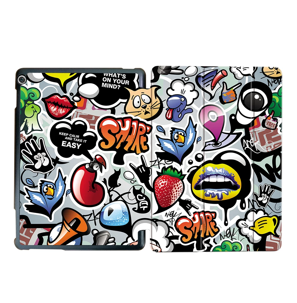 Чехол Sanmubaba для huawei MediaPad M3 Lite 10 BAH-W09 BAH-AL00 10,1 ''PU кожаный флип-стенд смарт-чехол Защитный чехол для планшета