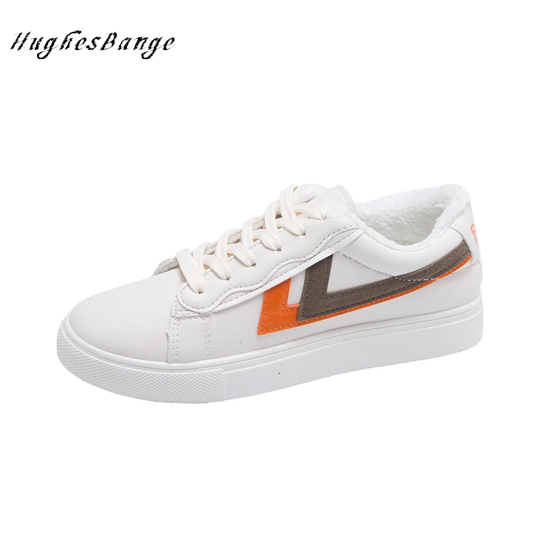 

sneakers women Autumn winter new Shoes white Casual comfortable fashion Wild leather canvas tide Running outdoor sports training