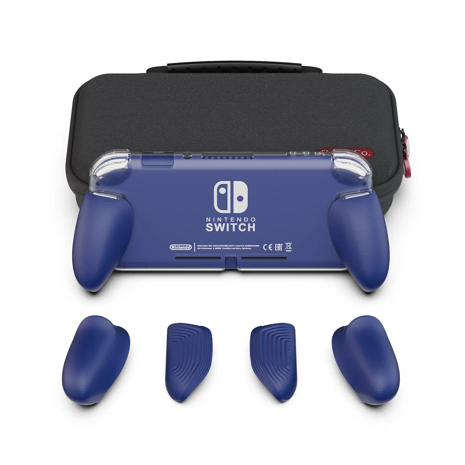 スカル & co-Nintendo Switch Lite用の交換可能なグリップケース