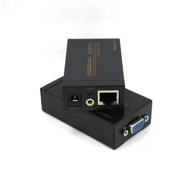 

VGA Signal Extender Repeater Adapter Over RJ45 Cat6 Network Cable