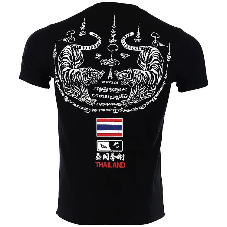 Vszap футболка для занятий боксом MMA Tee кикбоксинг, муай-тай тренировка Fightwear мускулы мужчины