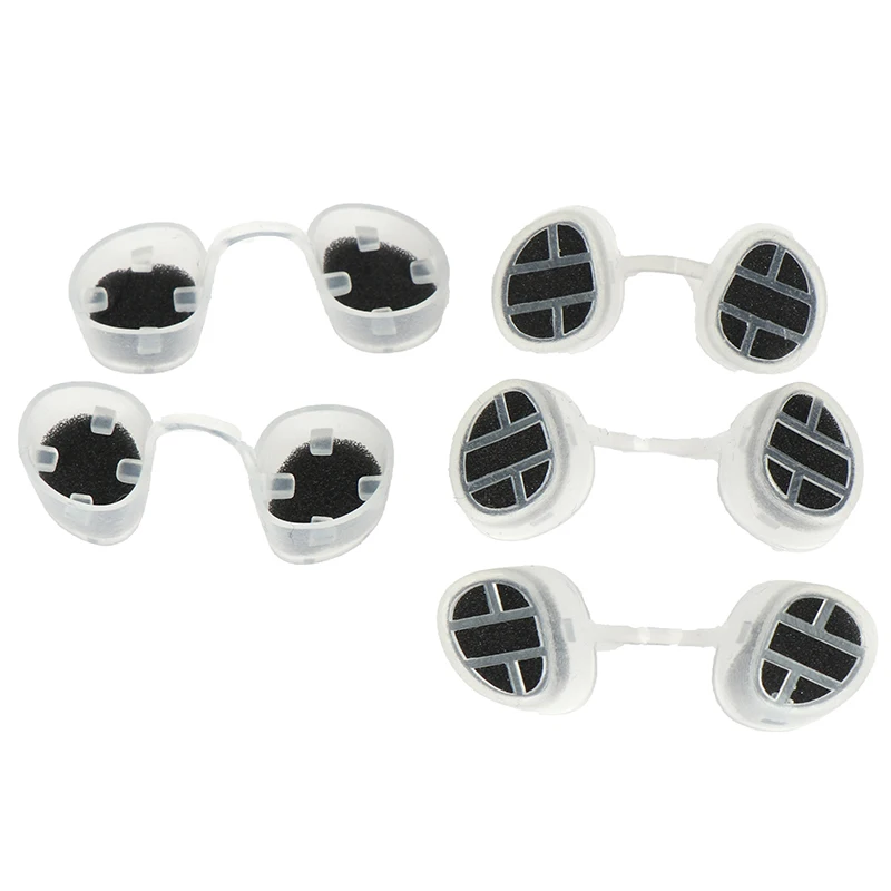 HOT 5PCS/lot Round Shape Nose Invisible Nasal Filters Anti Air Pollution Pollen Allergy Mask Removable Nose Dust Filter