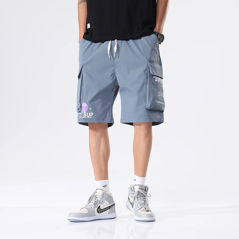 hip hop streetwear baggy jogger shorts masculino