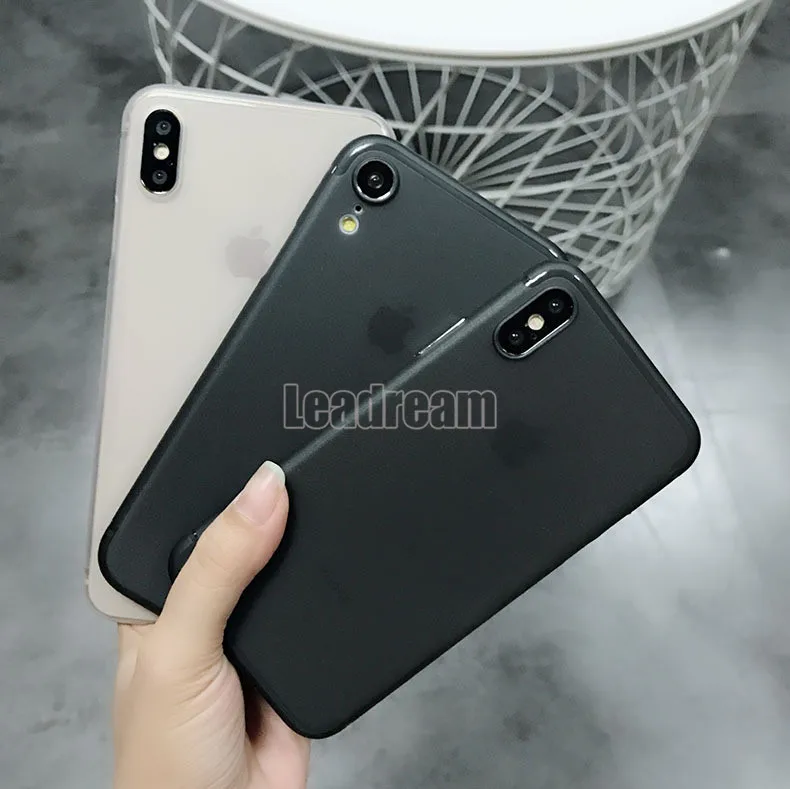 50 шт. для iPhone 11 Pro Max X XS MAX XR ультратонкий 0,3 мм матовый мягкий чехол для iPhone 6 6S 7 8 Plus Ультратонкий чехол