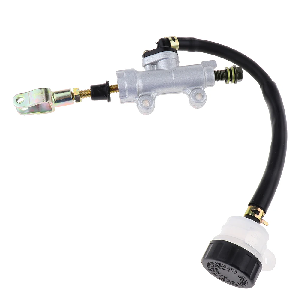 Rear Foot Brake Hydraulic Master Cylinder Pump Universal Fit for 90cc 110cc 125cc 150cc Motorcycle Scooter ATV Dirt Bike
