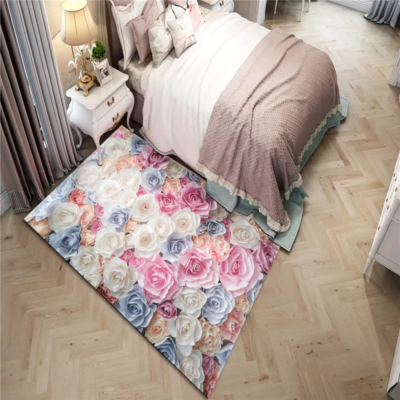 Коврики и ковры для домашний геометрический узор скандинавские ковры Домашние коврики для спальни коврики с принтом модные коврики