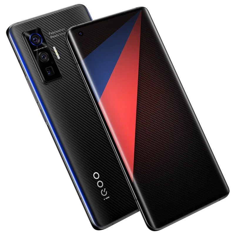 Original vivo IQOO 5 Pro Snapdragon 865 5G Mobile Phone 8GB 256GB 50MP 120W Dash Charge 120Hz Refresh Rate Android 10 Cellphone