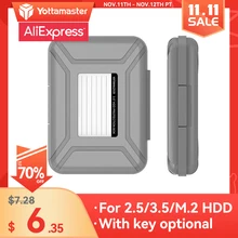 Yottamaster – étui de transport Portable étanche, pochette pour disque dur HDD USB 2.5/3.5 pouces, sac de protection Portable M.2 SSD 