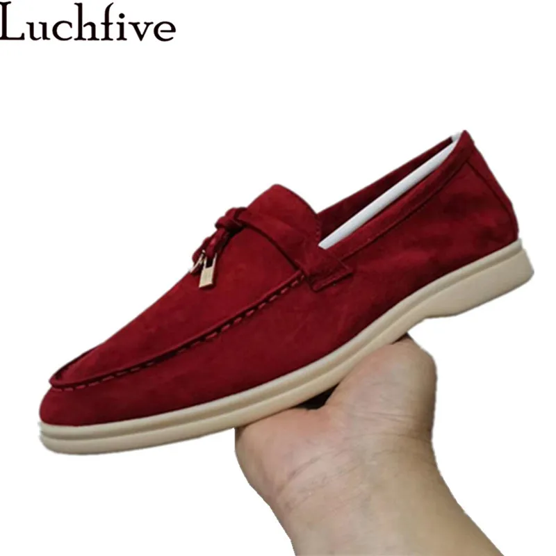 2020 Hot Kid suede walker shoes Loafers Woman Metal Lock Casual Shoes Nude Slipon Flat Shoes Ladies Runway Walk Shoes Femme