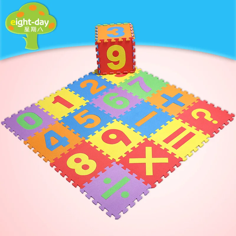 Cross Border for Week Eight Environmentally Friendly with Numbers Computing Foam Floor Pad Children Baby Shatter-resistant Joint