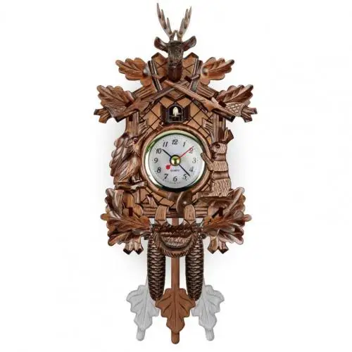 large clock Cuckoo Clock Living Room Wall Clock Bird Cuckoo Alarm Clock wall Watch Wooden Living Room Clock Home Decoration Accessories cuckoo wall clocks Wall Clocks