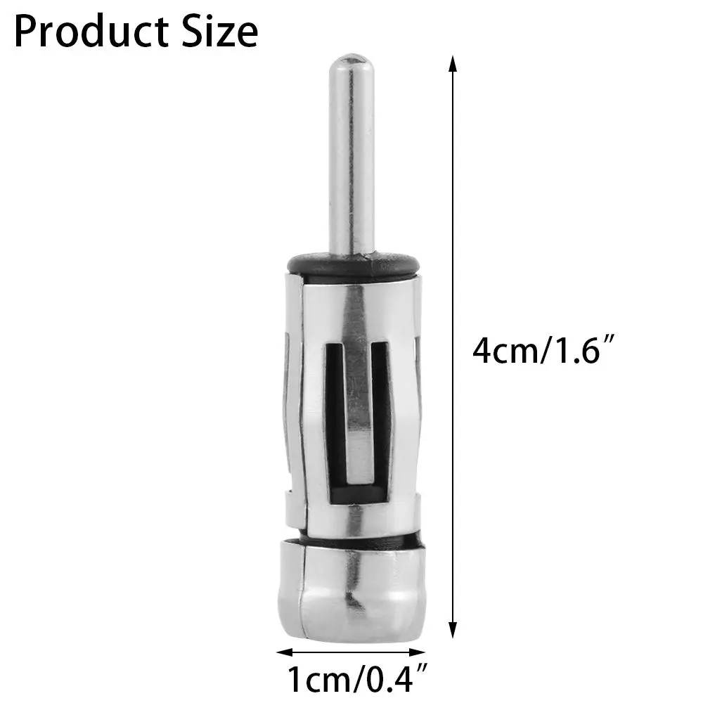 Car Vehicles Radio Stereo ISO To Din Aerial Antenna Mast Adaptor Connector Plug