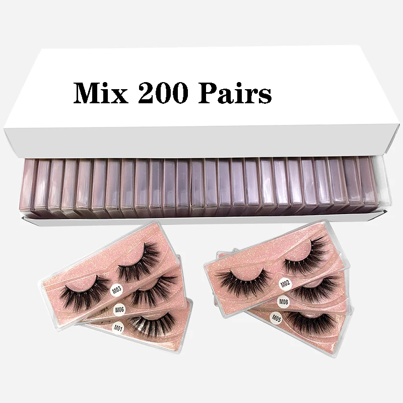 Cut Rate Wholesale Eyelashes Makeup Bulk Natural 20/50/100/200-pairs YDwpeKdLQ6q