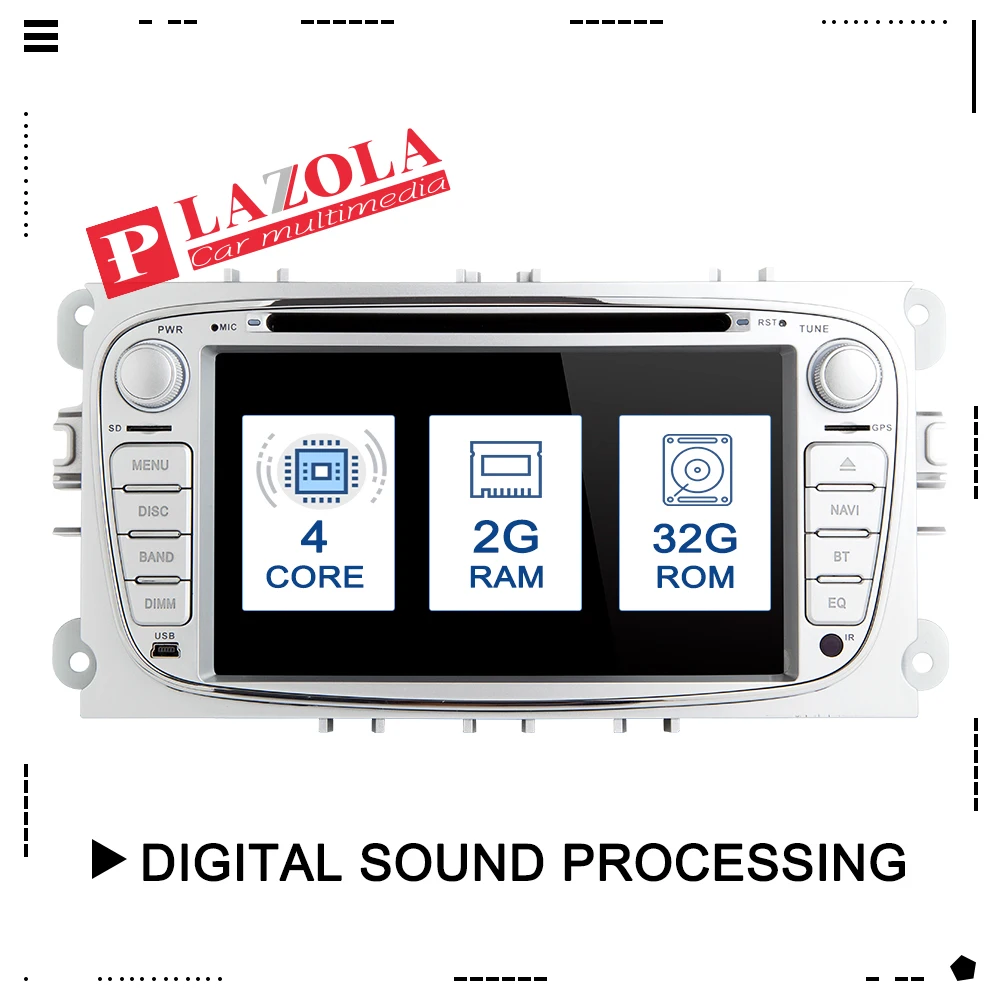 

Car Multimedia Player Android 9 GPS 2 Din car dvd player for FORD/Focus/S-MAX/Mondeo/C-MAX/Galaxy wifi car radio DSP DVR Carplay