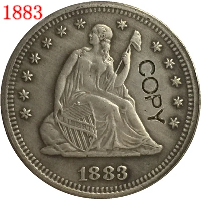 США 1883 копирование монет на четверть доллара | Дом и сад