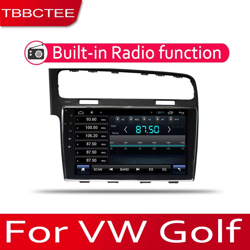Автомагнитола TBBCTEE 2 Din Android мультимедийный видеоплеер стерео GPS карта для Volkswagen VW
