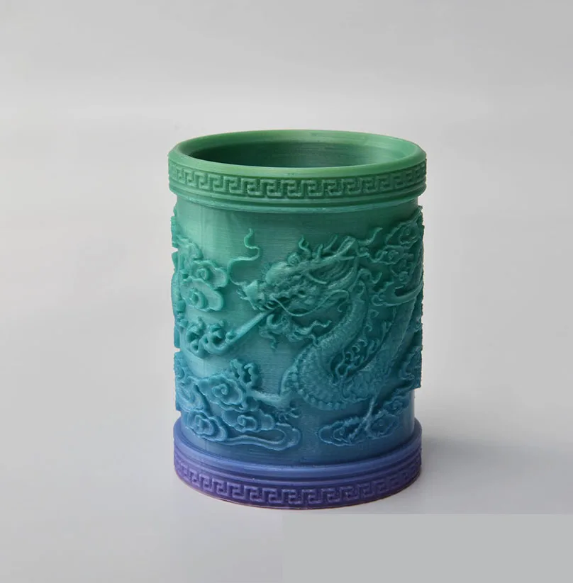 PLA градиент цвета 1.75mm1kg3D принтер поставки печать Пишущие принадлежности градиент цвета радуги PLA поставки