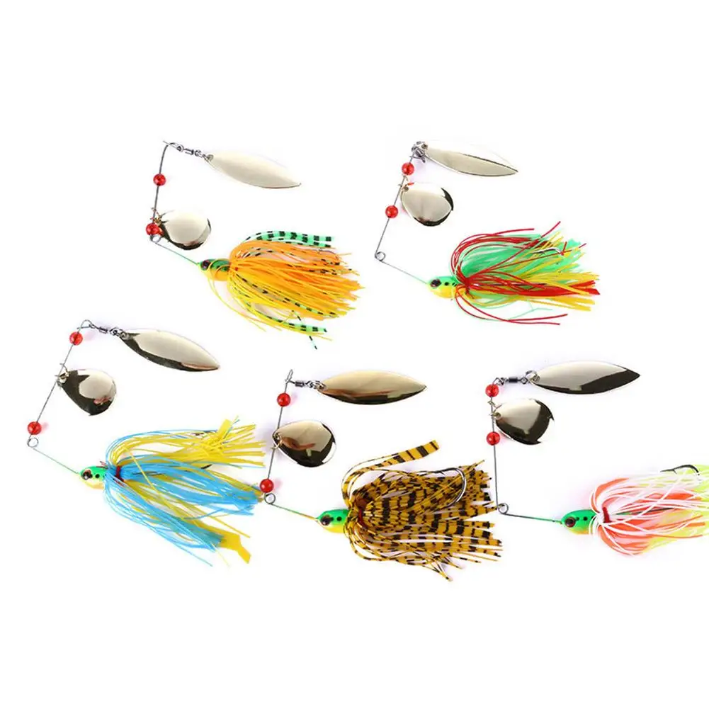 

4.7cm 6g Spinner Fishing Lure Artificial Lifelike Wobbler Water Fish Swim Bait Spoon Bass Minnow Crank Spinnerbait Lures Tackle