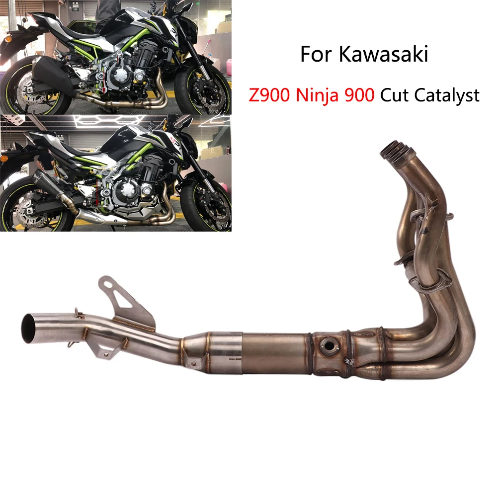 Delete Catalyst Pipe for Kawasaki Z900 Ninja 900 Motorcycle Exhaust