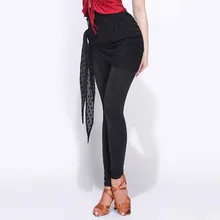 Туфли для латинских танцев Штаны на стройные ножки Полотенца брюки для взрослых для сальсы для бальных танцев, отделанное Профессиональный латиноамериканских танцев Для женщин PY226