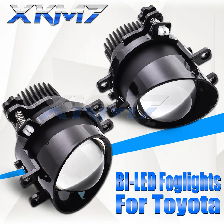 Biled Lens Fog Light PTF Tuning For Toyota Corolla/Camry/Yaris/Auris/Avensis Accessories Car LED Projector 3.0'' Lenses Retrofit